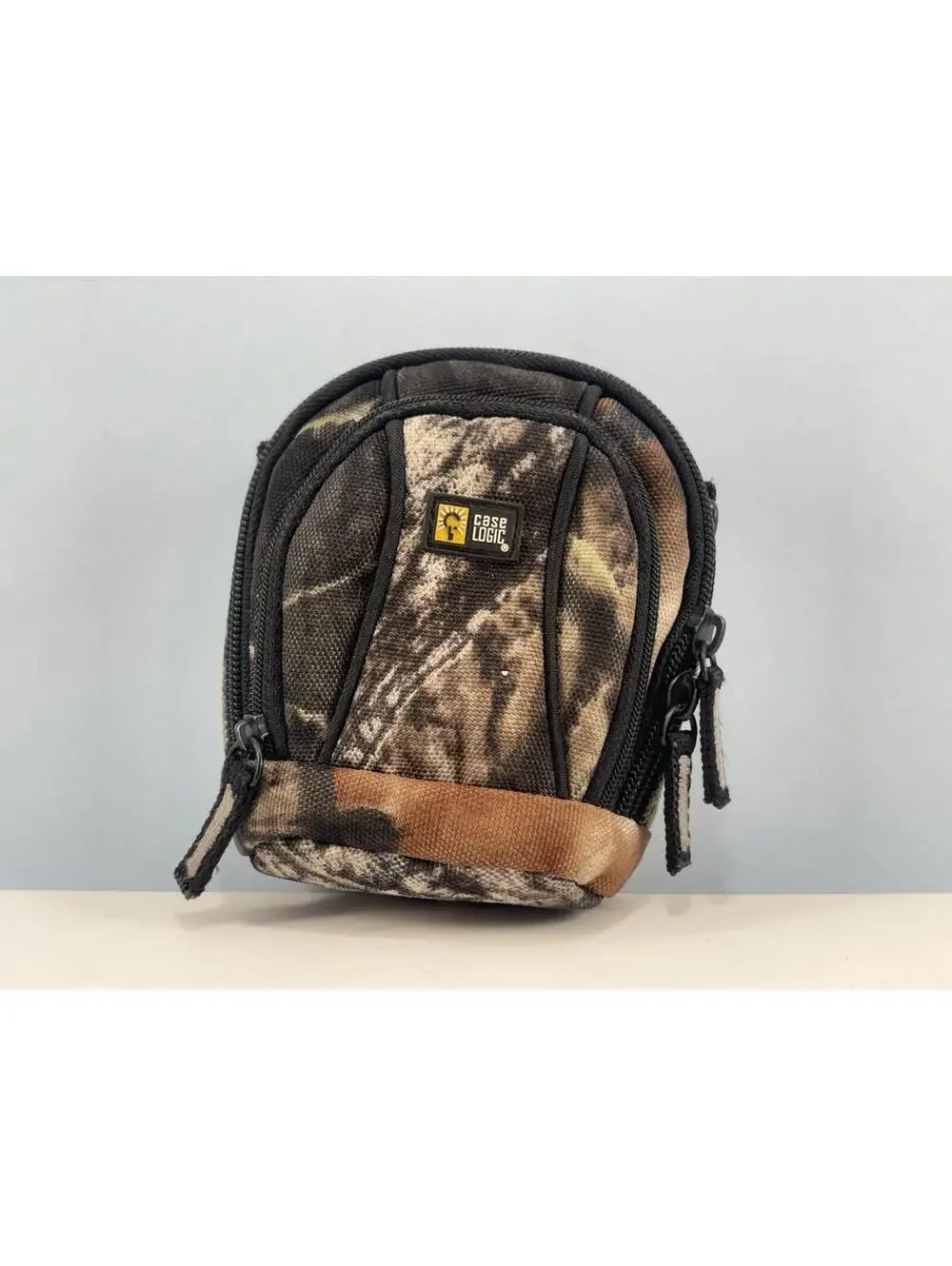 Case Logic Camo Small Carry Case Digital Camera GoPro Belt Loop Purse 3 Pockets